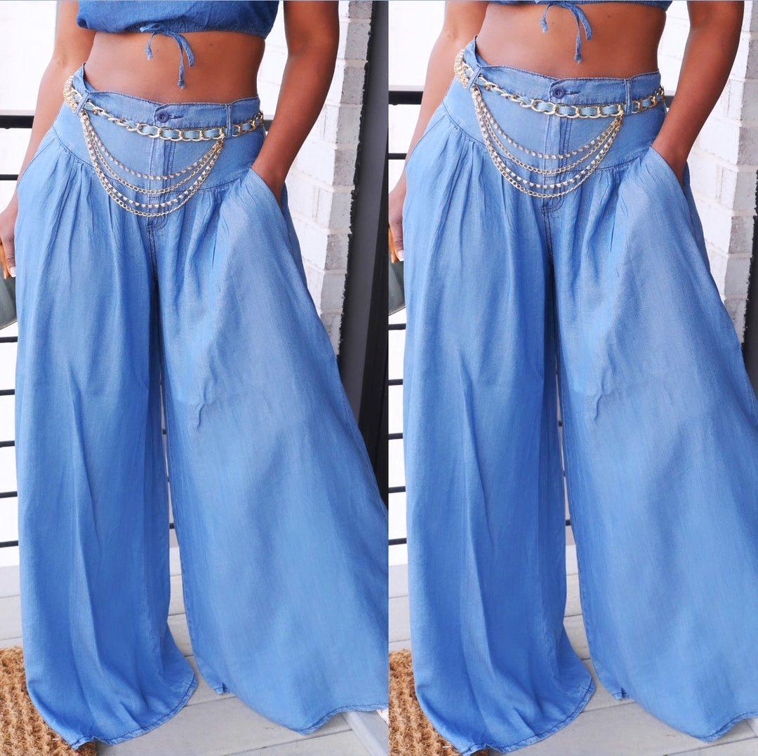 Oversized Denim Pants