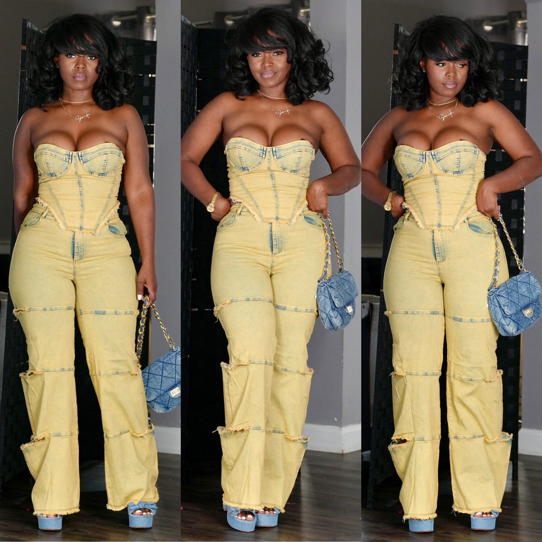 Denim Princess set