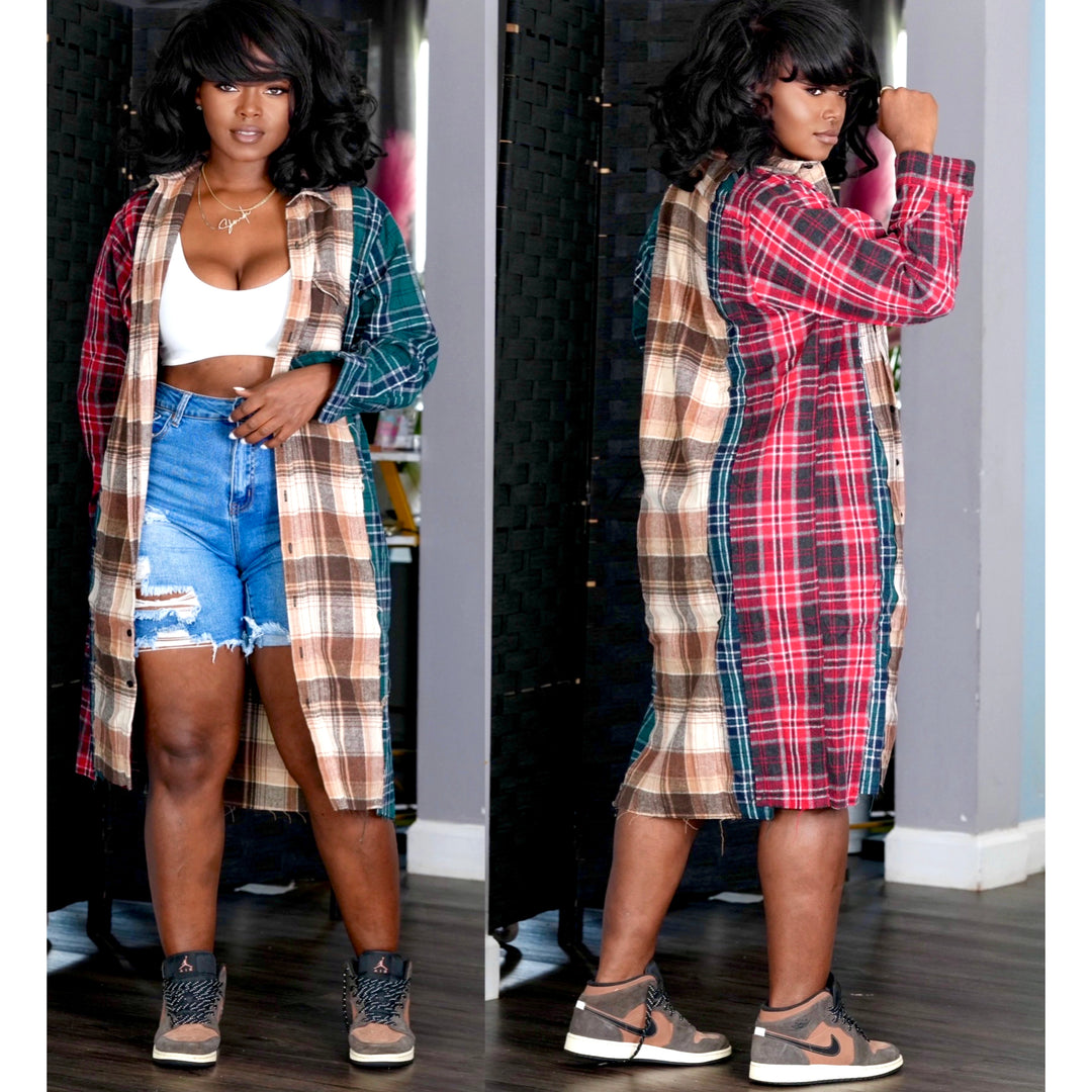 Plaid Long Shirt