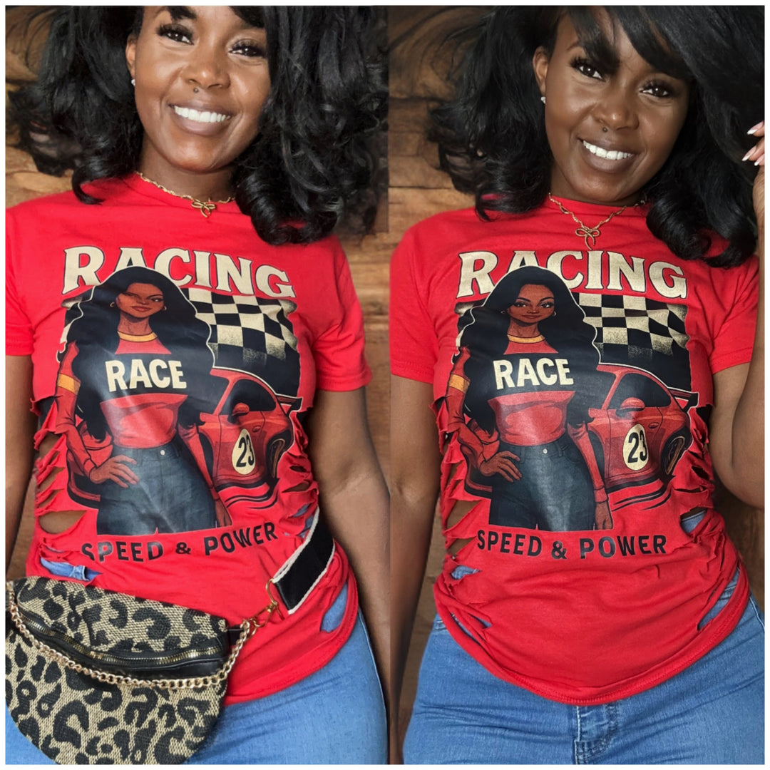 Racecar girl