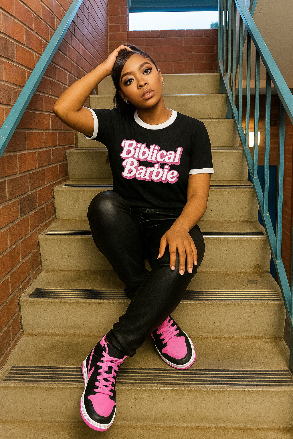 Biblical Barbie - Ringer Tee