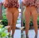 Colored Pants Mocha Rust