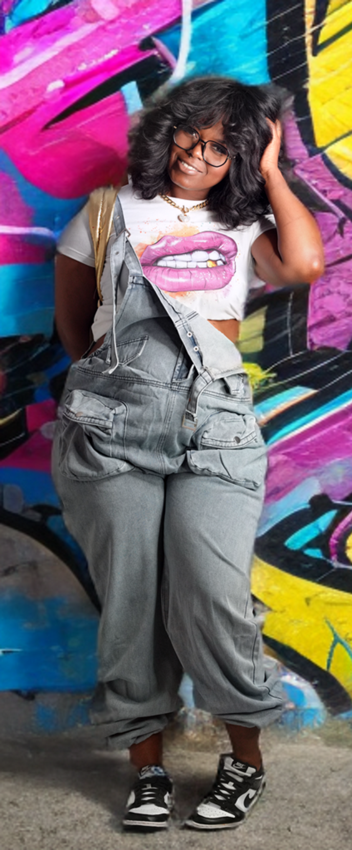 Denim Oversized Jumpsuit
