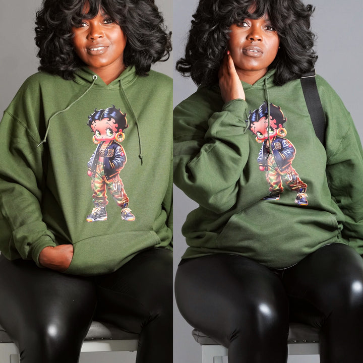 Camo Girl  Betty (Olive Green)