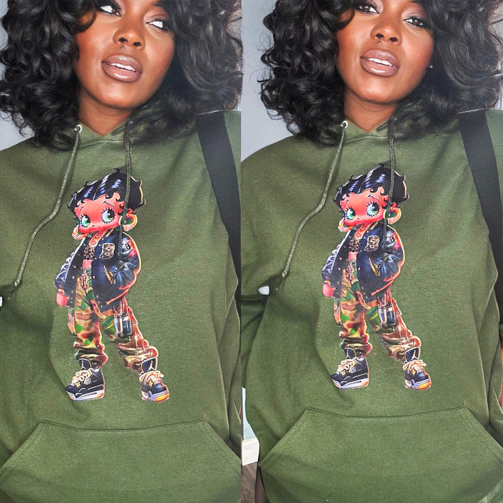 Camo Girl  Betty (Olive Green)