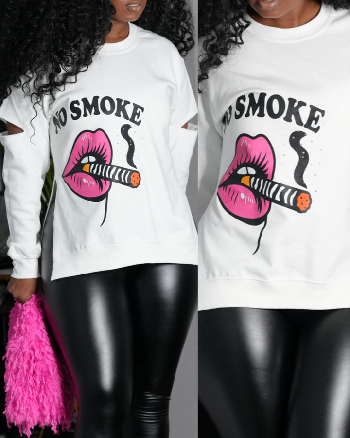 Custom No Smoke Crewneck