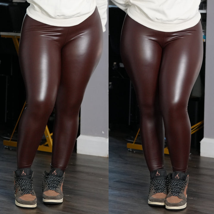 Liquid Leather Leggings