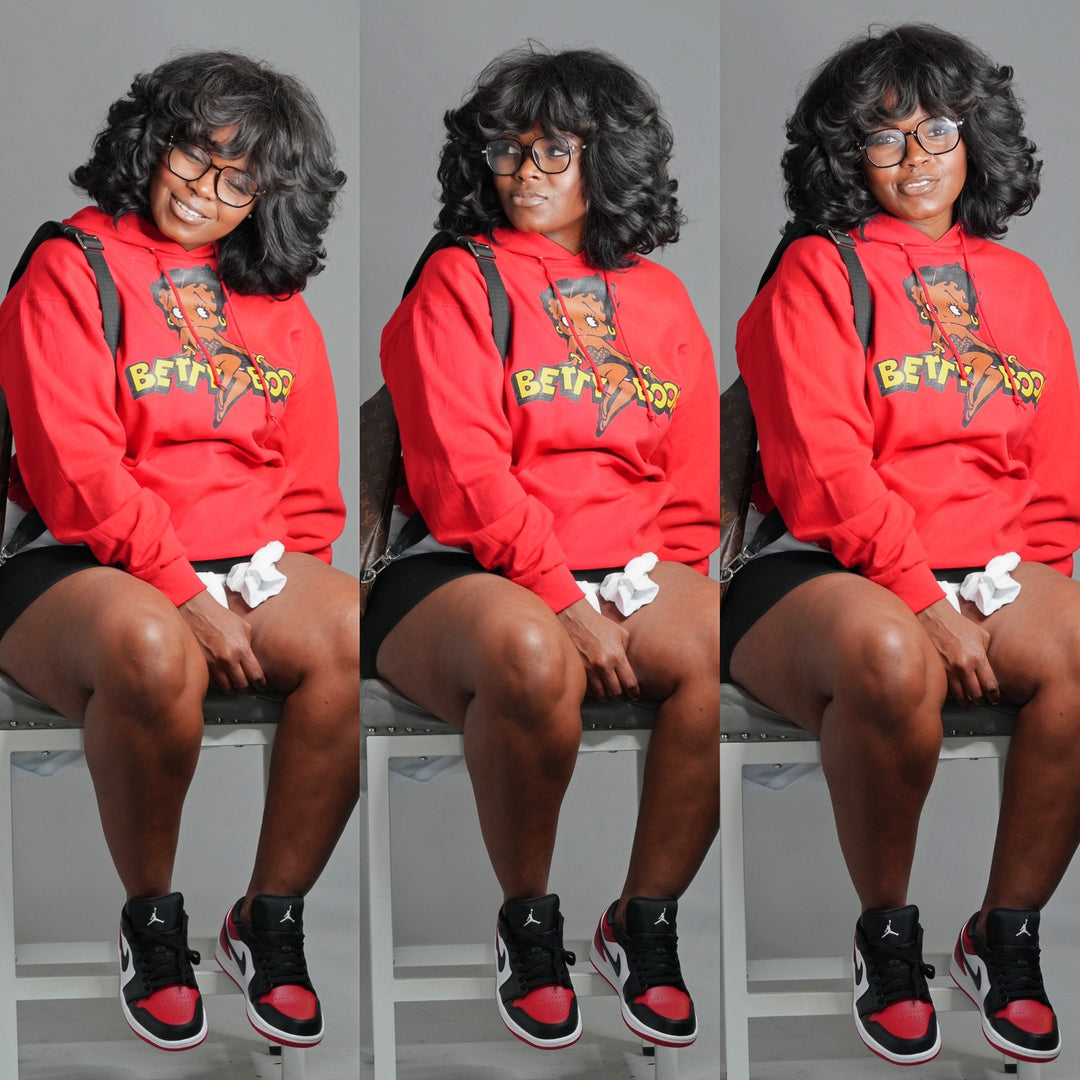 Sitting Pretty Betty Designer Hoodie
