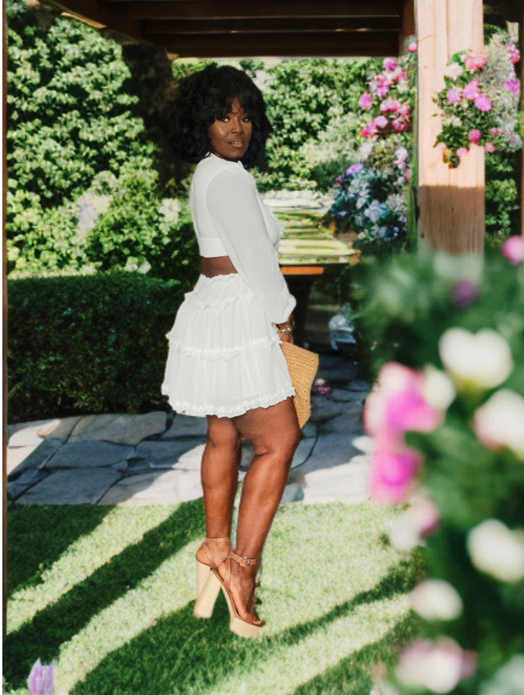 Angel Of Mine Ruffle Dress