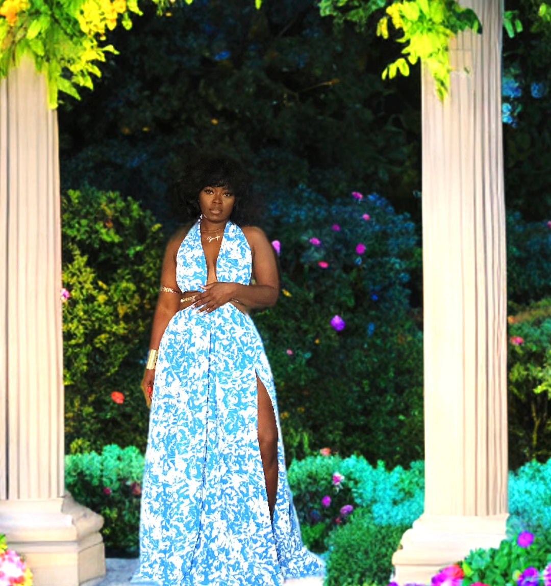 No Blue and White Dress