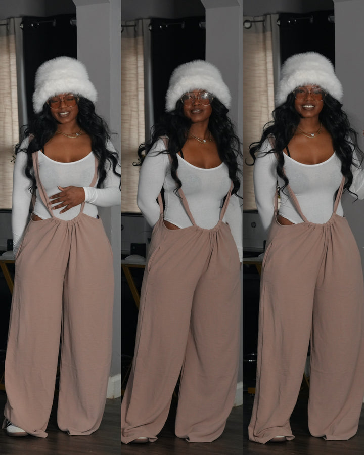 Uptown Muse Suspender Lounge Pants 2 colors