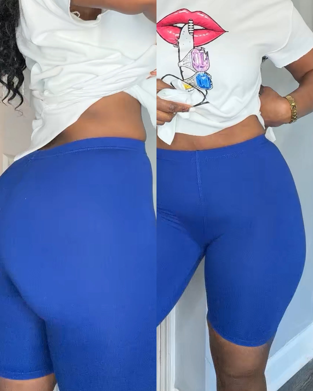 Knee Length Biker Shorts up to 3xl