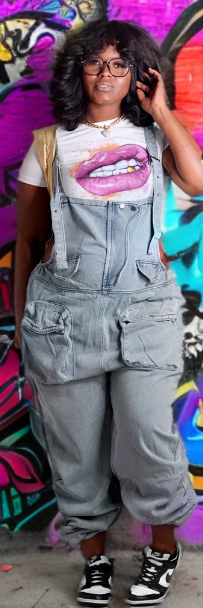Denim Oversized Jumpsuit