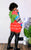 Talk-Ish Knit Mini Dress Green