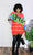 Talk-Ish Knit Mini Dress Green