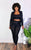 Sequin Black 3 piece Suit