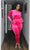 Classy Gal Velour Jumpsuit Pink