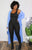 OVERSIZED MAXI CABLE KNITTED SWEATER CARDIGAN  Blue