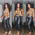 Matt Leather Leggings