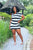 Black And White Stripe Dress