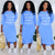 Oversized Tee Dress Blue