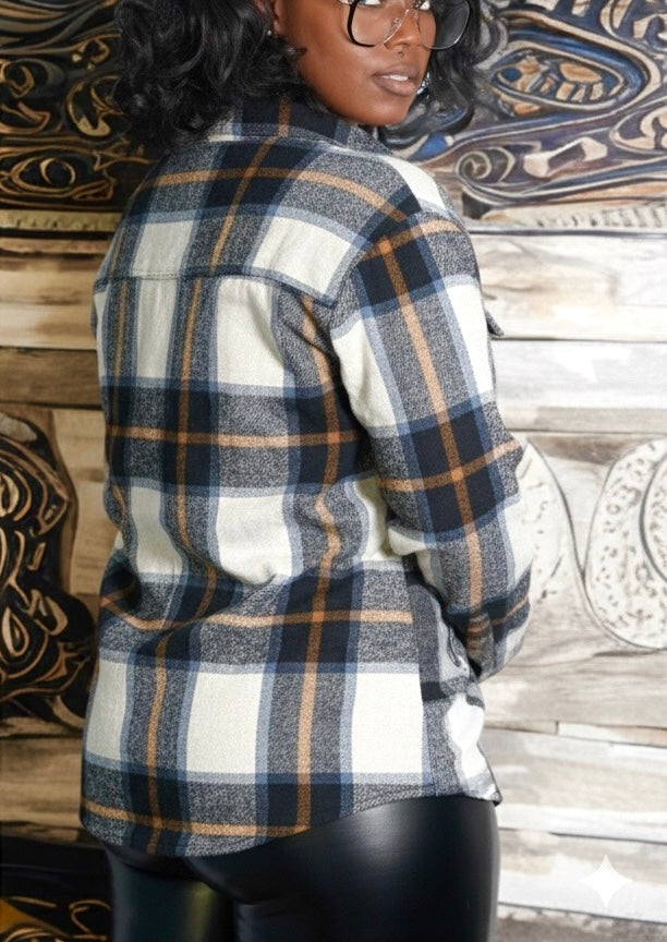 Plaid Top/Shacket