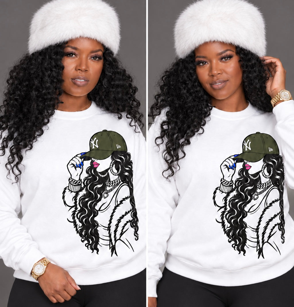 New York Yankee Crewneck Top