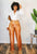 Peanut Butter Fauxe Leather Highwaist Pants