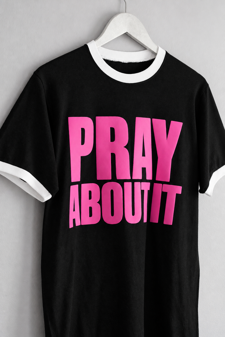 Pray About it Puff Print Tee