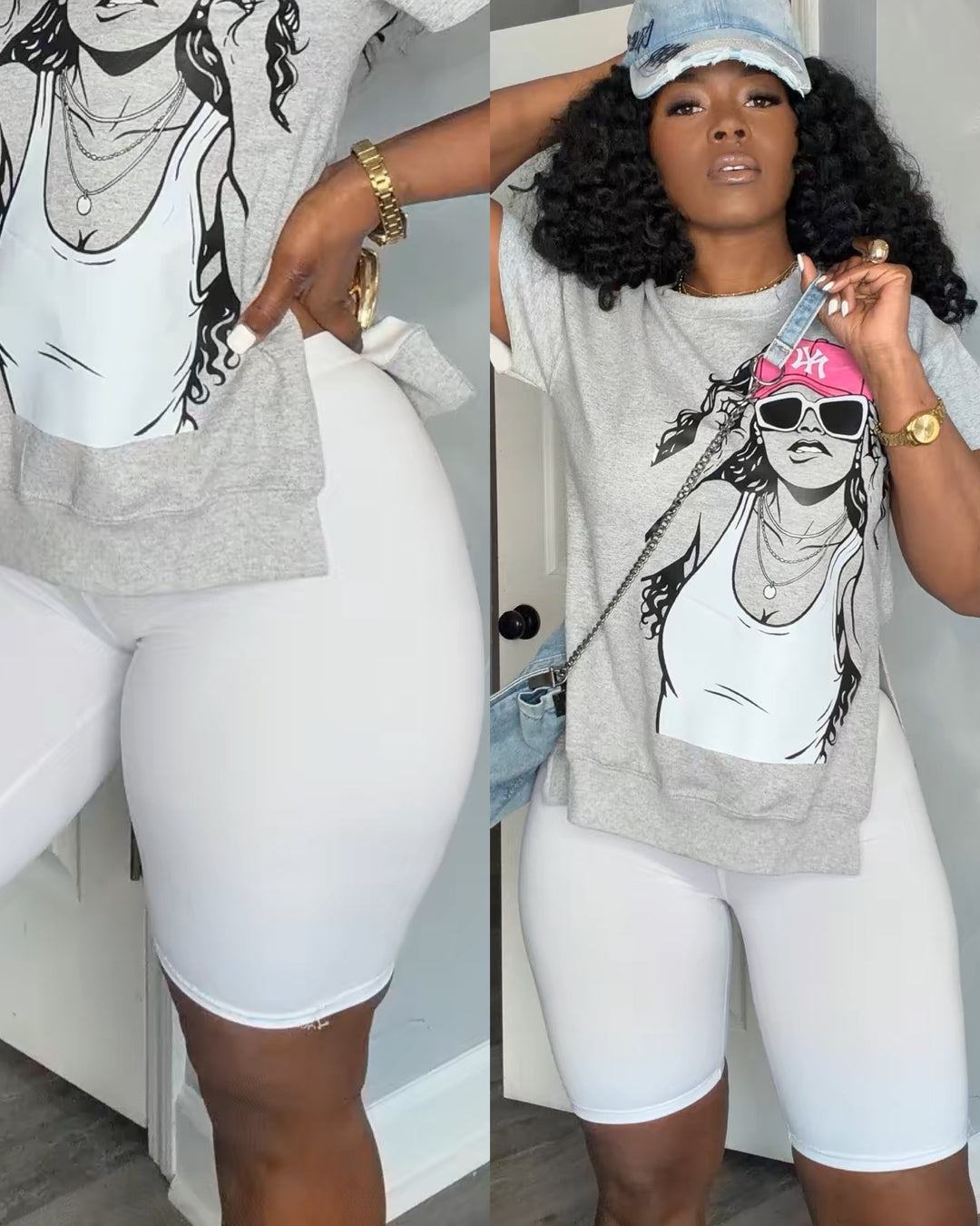 Knee Length Biker Shorts up to 3xl