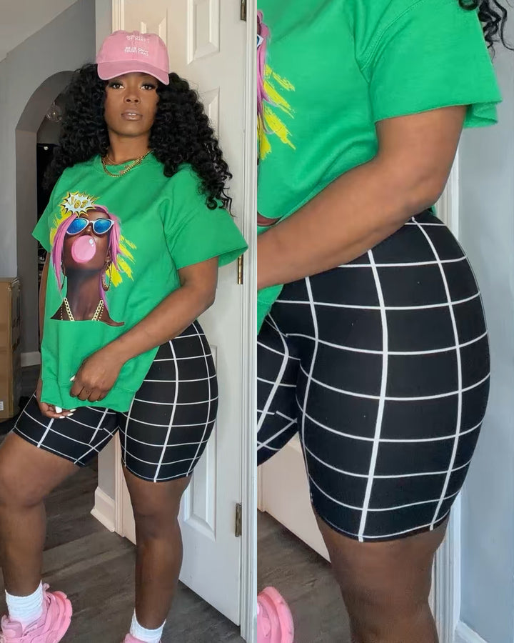 Knee Length Biker Shorts up to 3xl