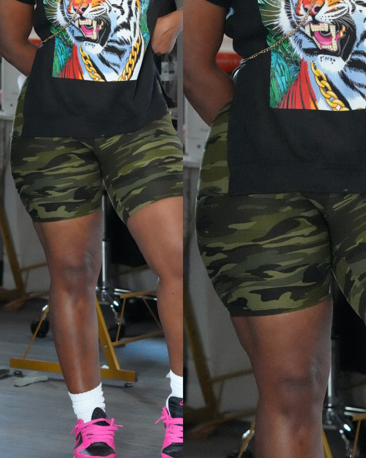 Knee Length Biker Shorts up to 3xl