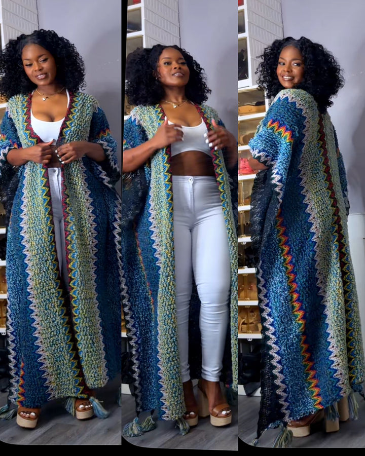 Boho Luxe Tassel Duster Kimono