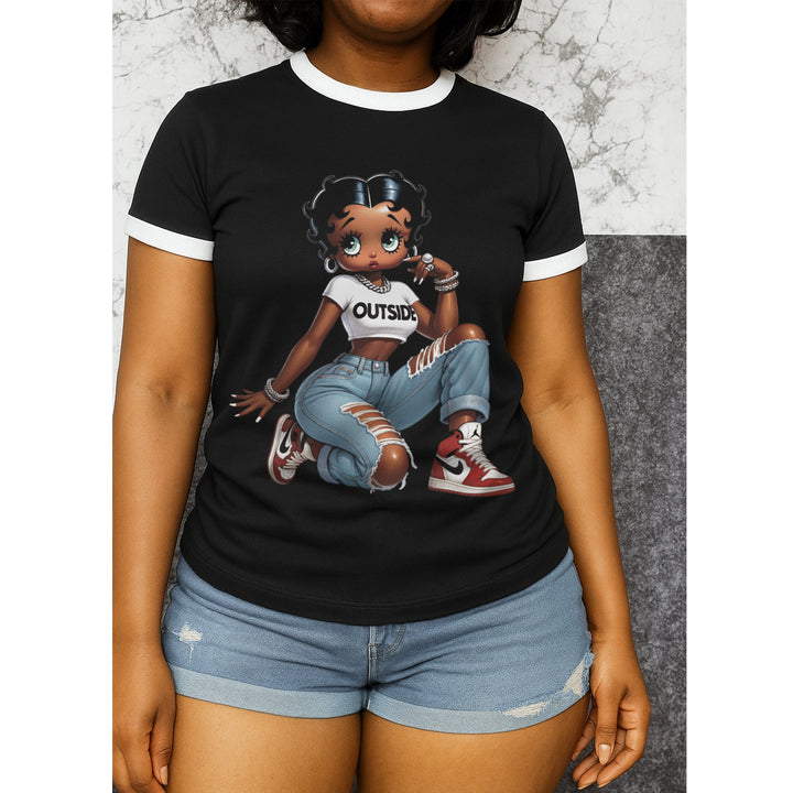 Catch Me Outside Betty - Ringer Tee
