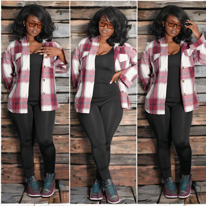 Plaid Top/Shacket