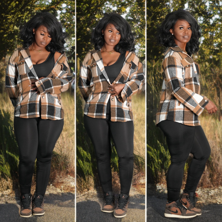 Plaid Top/Shacket