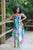 Oversized Colorful Cheetah Dress