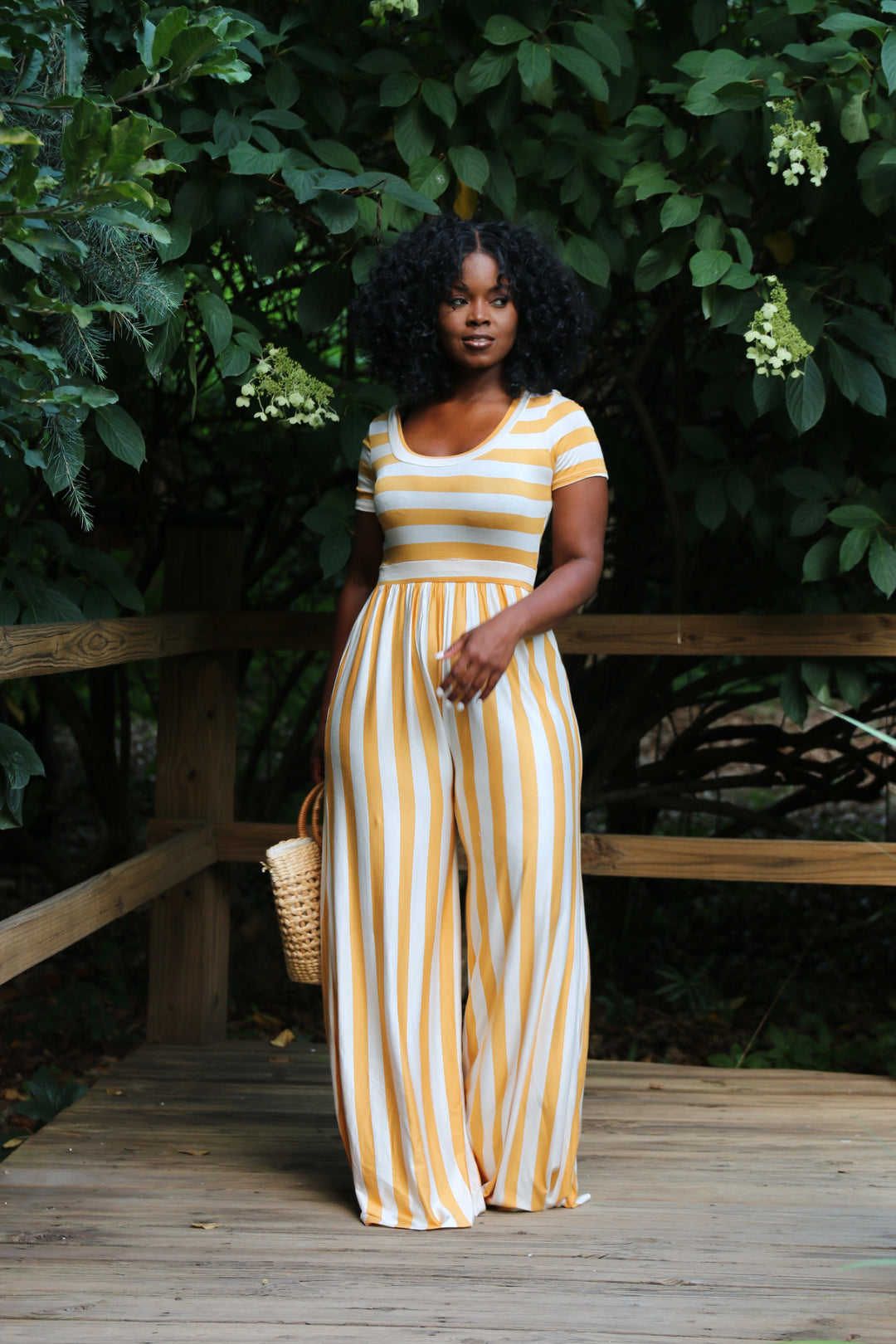 Get En Vogue Stripe Jumpsuit