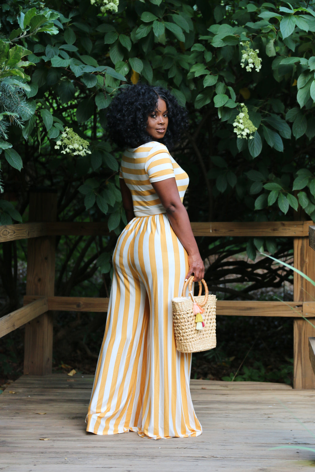 Get En Vogue Stripe Jumpsuit