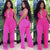 Fuchsia FantasyJumpsuit