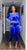 Classy Gal Velour Jumpsuit Royal Blue