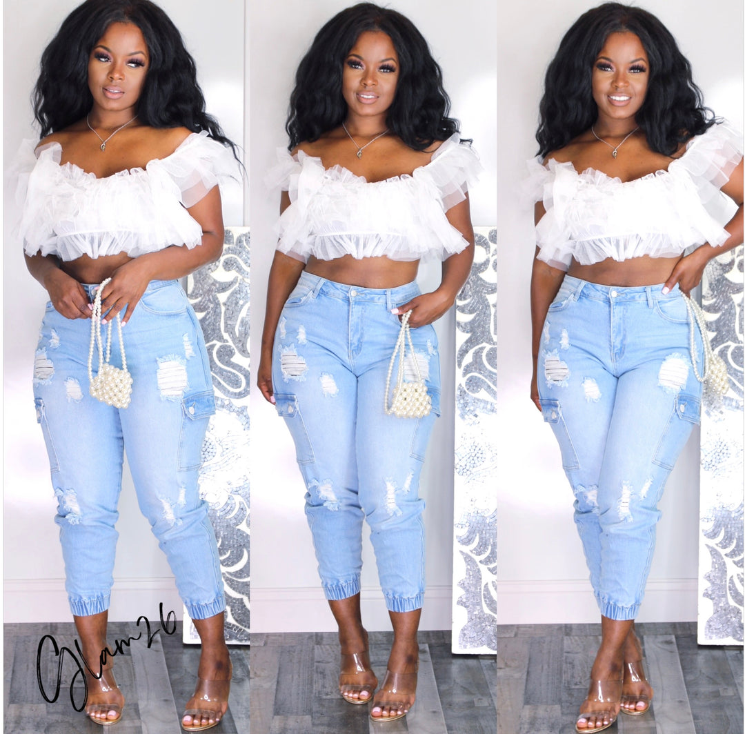 Kim Ella Ruffle Top