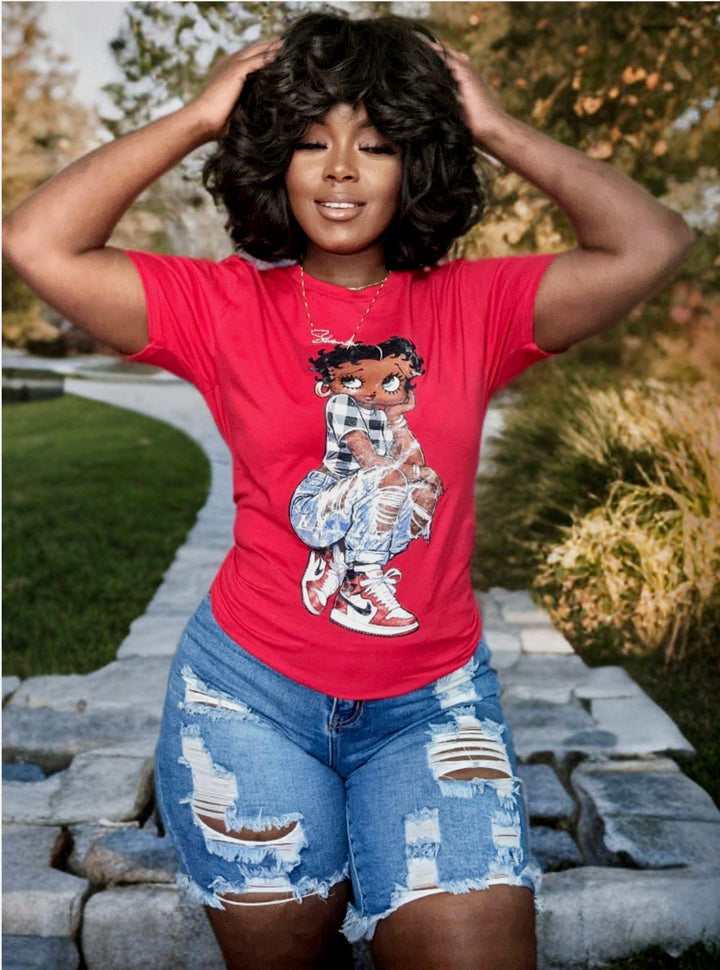 (Deal) Acid Washed/Vintage  - Red