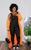 OVERSIZED MAXI CABLE KNITTED SWEATER CARDIGAN Hot Orange