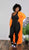 OVERSIZED MAXI CABLE KNITTED SWEATER CARDIGAN Hot Orange