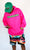 HELP ME HOLY GHOST HOODIE - Dark Pink