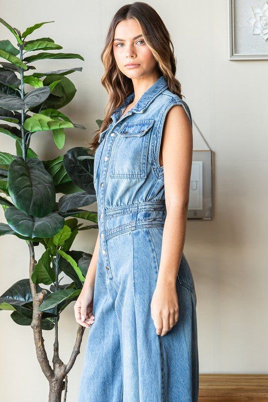 Denim Kelly Jumpsuit