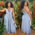 Denim Maxi 2 Way Tie Dress