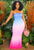 Color Hearted Tube Dress