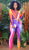 Lady of Color Jumpsuit (Purple/Pink)